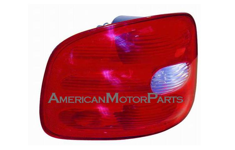 Driver side replacement tail light 97-00 ford f150 f250 flareside f85z13405ba