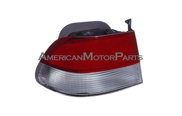 Driver replacement outer red/clear tail light 99-00 honda civic 2dr 33551s02a51