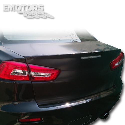 Carbon fiber mitsubishi lancer evo x evolution 10 m trunk spoiler 2008-2012 Ω