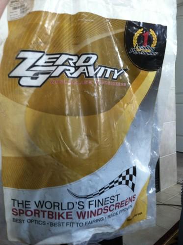 20-505-02 zero gravity windscreen yamaha fz 700 & 750 (1986-1988) band new!!!