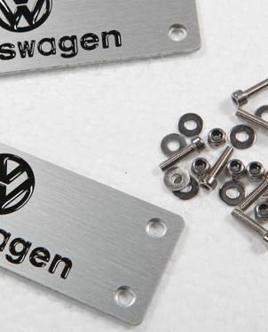 Fit for vw volkswagen custom design car floor mat carpet emblem badge 2pcs/set