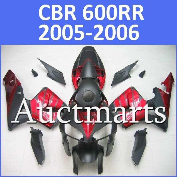 Fit honda 05 06 cbr600rr cbr 600 rr 2005 2006 fairing kit abs plastics b113 d10