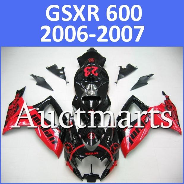 Fit suzuki gsxr 750 gsxr 600 06 07 gsx-r 2006 2007 fairing bodywork k6 g41 d10