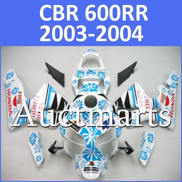 Fit honda 03 04 cbr600rr cbr 600 rr 2003 2004 fairing kit abs plastics a1 d10