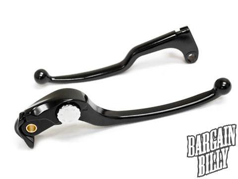 2005-2006 suzuki gsxr 1000 brake + clutch hand lever black replacement set 05 06