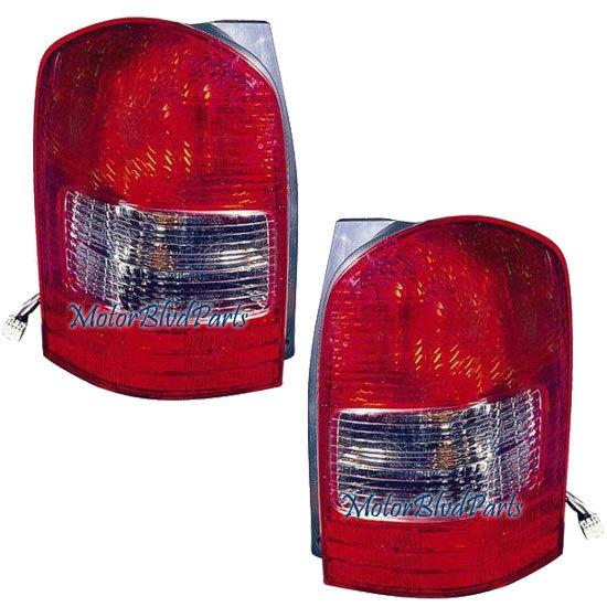 00-01 mazda mpv van genuine factory oe tail lamps lights left + right pair