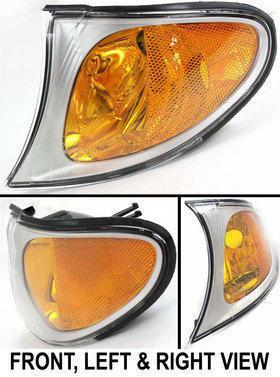 63136915383 clear and amber lens new park light left hand 325 330 lh driver side