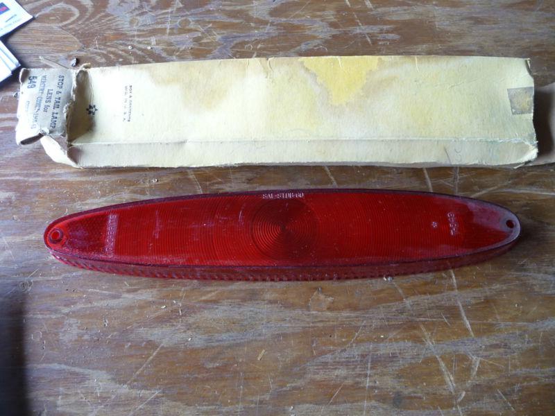 1960 1961 mercury comet stop & tail lamp lens - red tail light lens