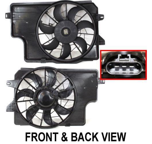 Radiator cooling fan & motor for 94-96 ford mustang v6 3.8l