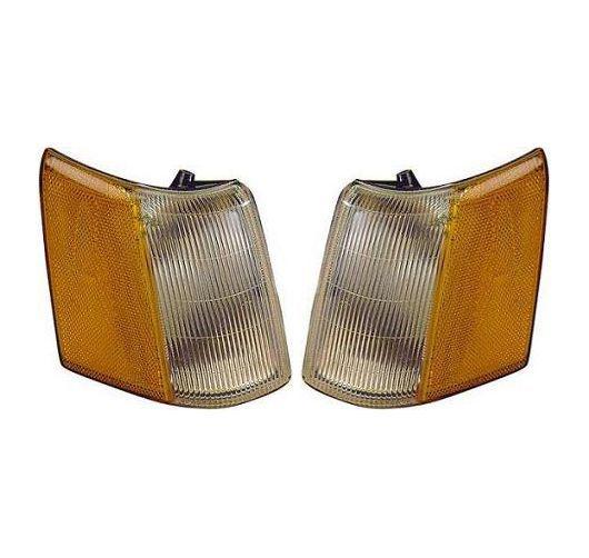 93-98 grand cherokee corner parking turn signal light left & right pair set