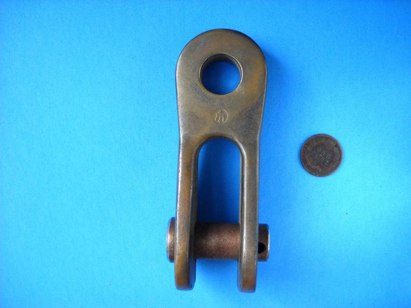 ★ vintage bronze merriman bros. boston yacht turnbuckle rigging toggle  5/8"