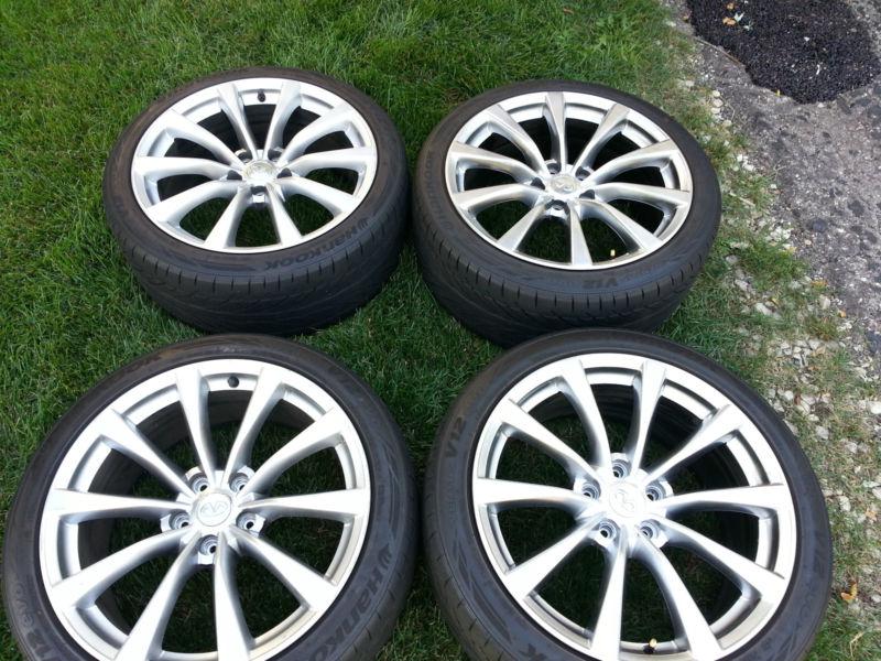 19" infiniti enkei g37 wheels oem