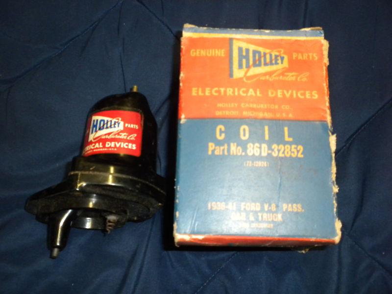 Vintage holley coil 86d-32852 36 - 41 ford nos hot rat street rod new