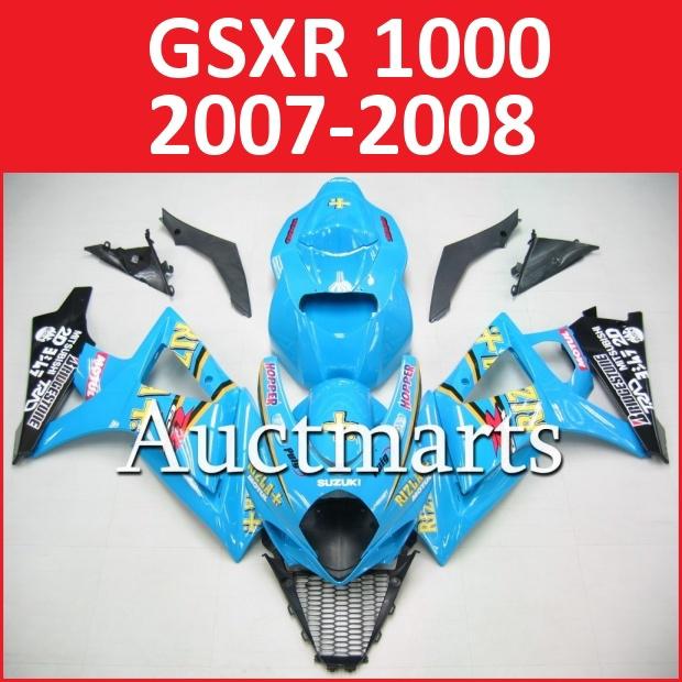 Fit suzuki 07 08 gsxr 1000 gsx-r 2007 2008 fairing bodywork plastics k7 i2 a01