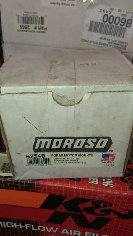 Moroso solid steel motor mounts 62540