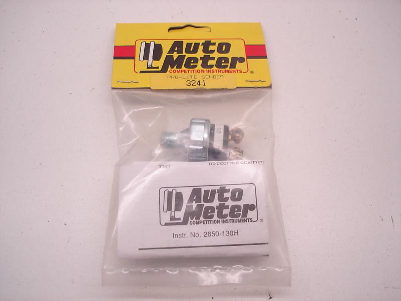 New autometer gauges 15 psi low oil pressure warning sending unit part # 3241