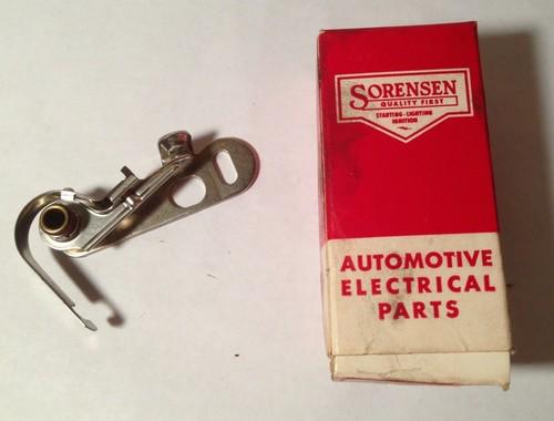 Nos sorensen dr-16-3mx cross cut ignition points contact set breaker points