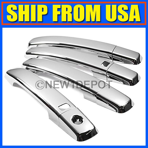 Us chrome door side handle cover trims for nissan maxima 04-08 altima 07-12 new