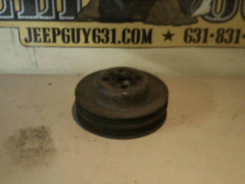 Jeep yj wrangler  stock 4 cyl water pump pully off a 87