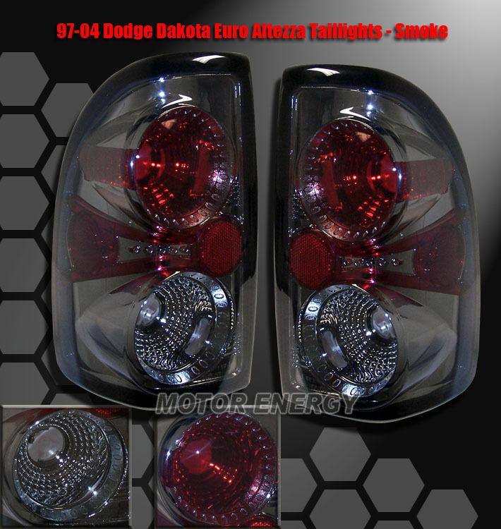 1997-2004 dodge dakota altezza tail light smoke 2002 03