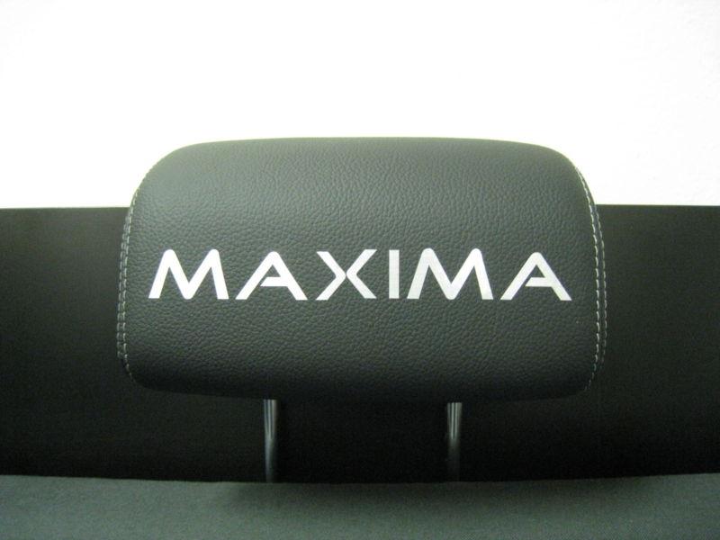 Headrest badge decal sticker nissan *maxima* 4-pcs