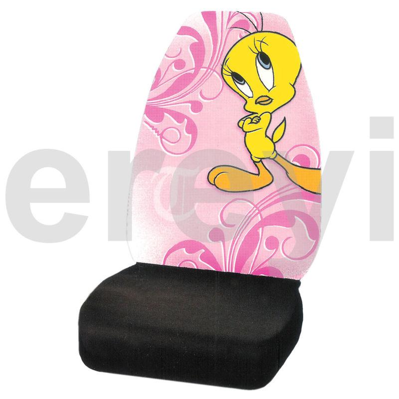 1 tweety mischievous canary car seat cover auto truck looney tunes animation new