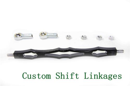 Black diamond shift linkage fit harley softail fxdwg dyna touring road king 