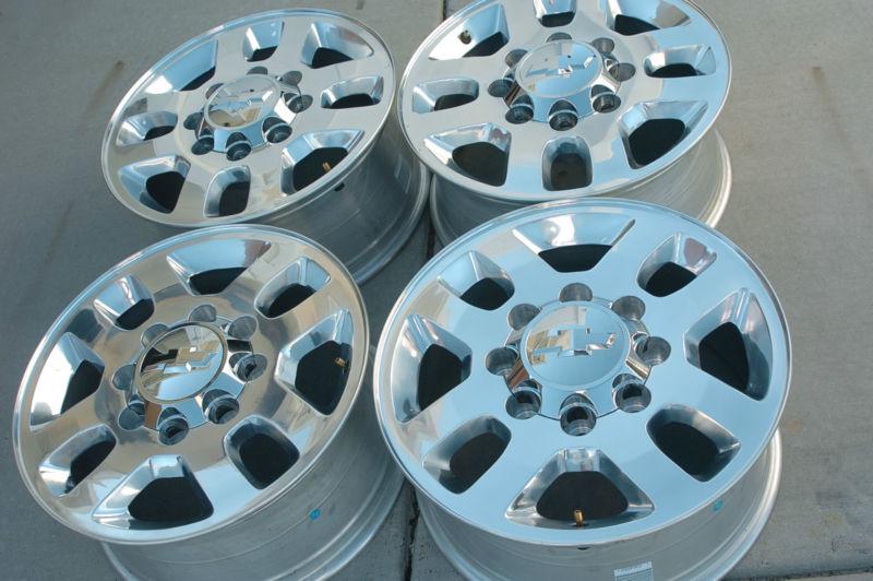 18" chevy 2500 3500 factory oem wheels rims silverado duramax gmc sierra