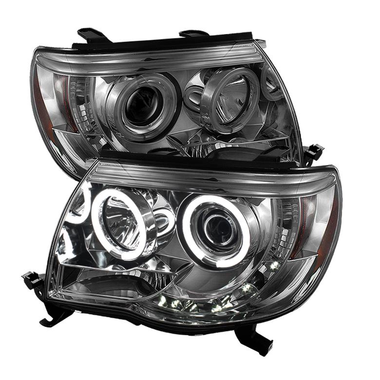 Spyder toyota tacoma 05-11 projector headlights - ccfl halo - led ( replaceable