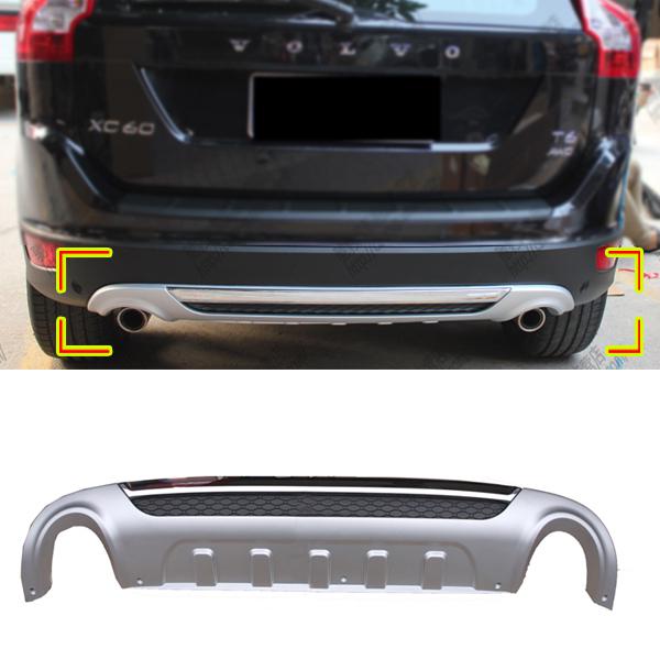 Rear skid plates bumper protector trim exterior 1pc  for 2010~2012 volvo xc60