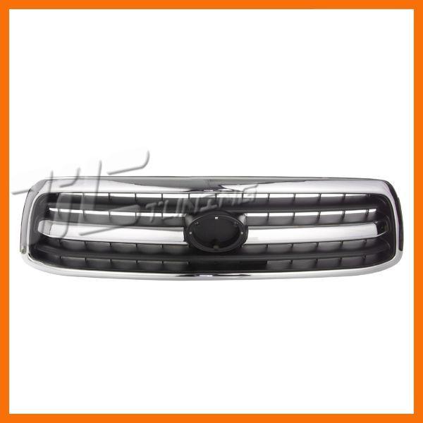 00-02 toyota tundra front chrome grille to1200223 painted mat black grill screen