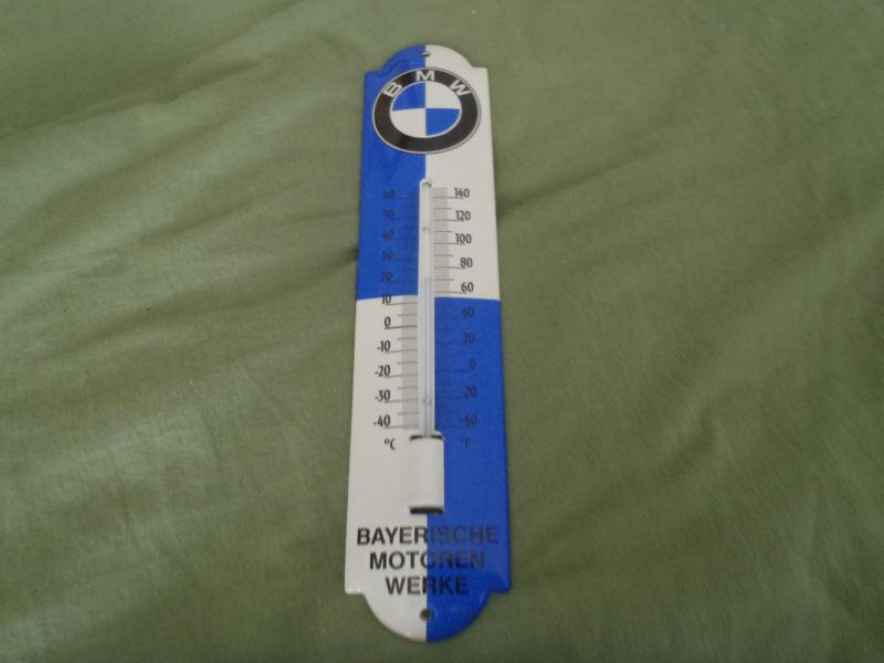  bmw  porcelain  wall thermometer  service garage shop office great gift! 