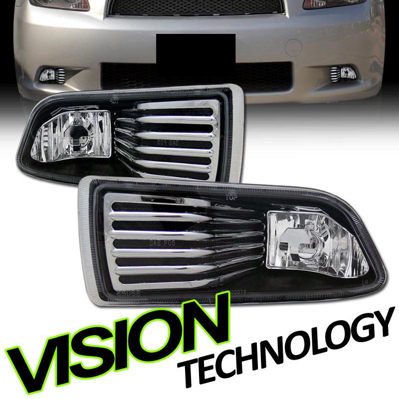 Pair 04-10 scion tc jdm black bumper/driving fog lights lamps+switch+bulbs lh+rh