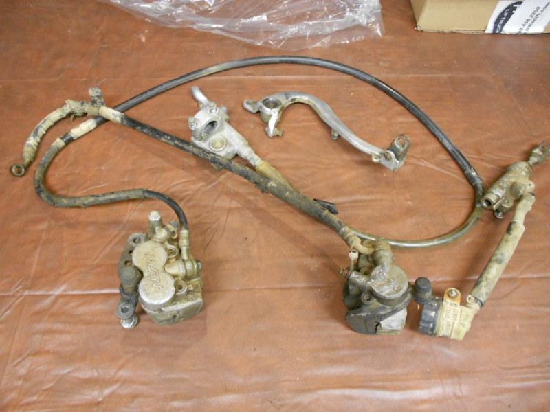 1992 suzuki rm 125 master cylinder, calipers/lines