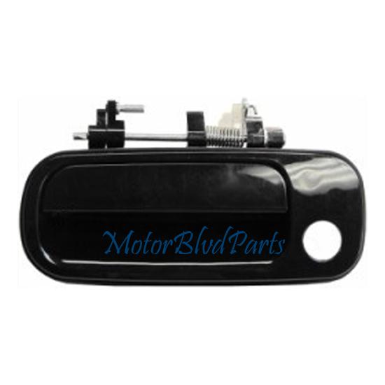 92-96 toyota camry door handle front lh outside black