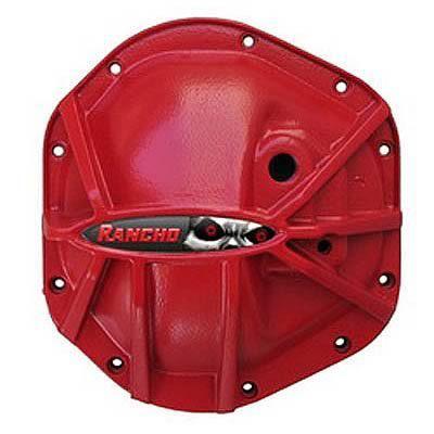 Rancho rock gear nodular iron differential cover dana 44 red rs6209