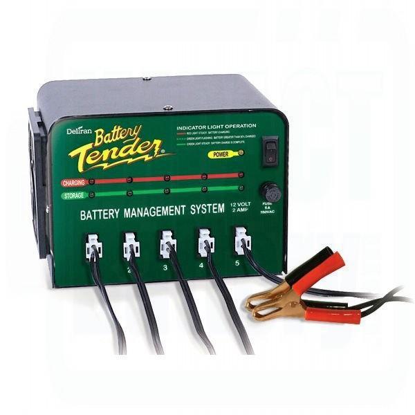 Deltran battery tender plus 12v 5 bank charger system 5-bank smart maintainer