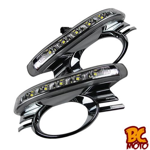 Mercedes benz w204 sedan daytime running light led drl plating 08-11 ▼