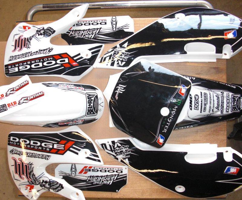 Klx 110 02-09 kx 65 02-13 graphics kit / plastics h&h dodge hunttington