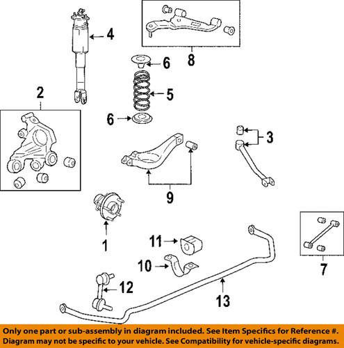 Cadillac gm oem 25758596 stabilizer bar-stabilizer bar bushing