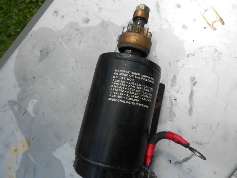 60 hp 1989 johnson evinrude starter