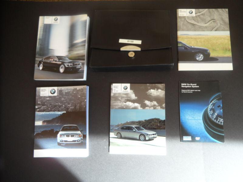 2005 bmw 7-series oem owners manual--fast free shipping to all 50 states