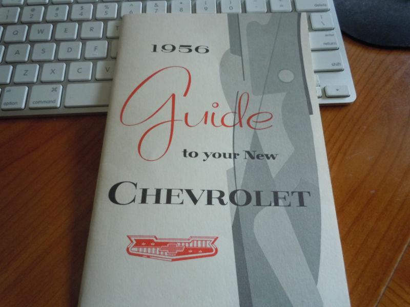 1956 chevy   oweners manual