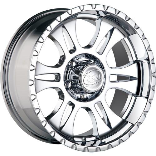 16x8 chrome alloy ion style 195 wheels 5x5.5 -5 lifted suzuki xl-7 xl-75