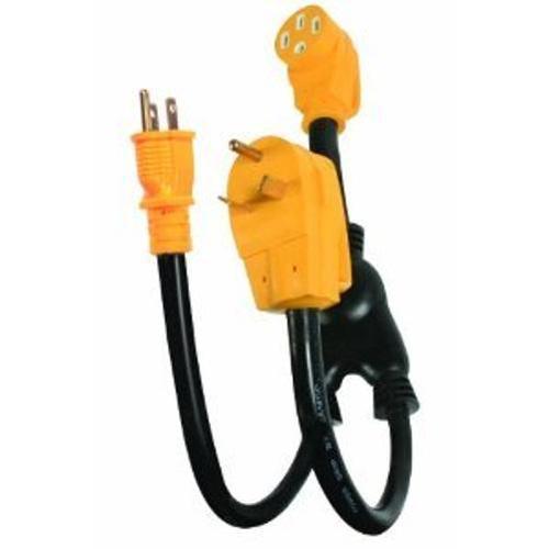 Camco rv power grip maximizer 45 amp adapter campground electricity camp booster