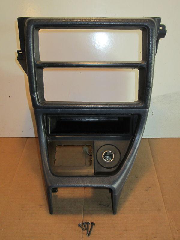 1988-1991 honda civic si front full lower storage console oem jdm rare blue