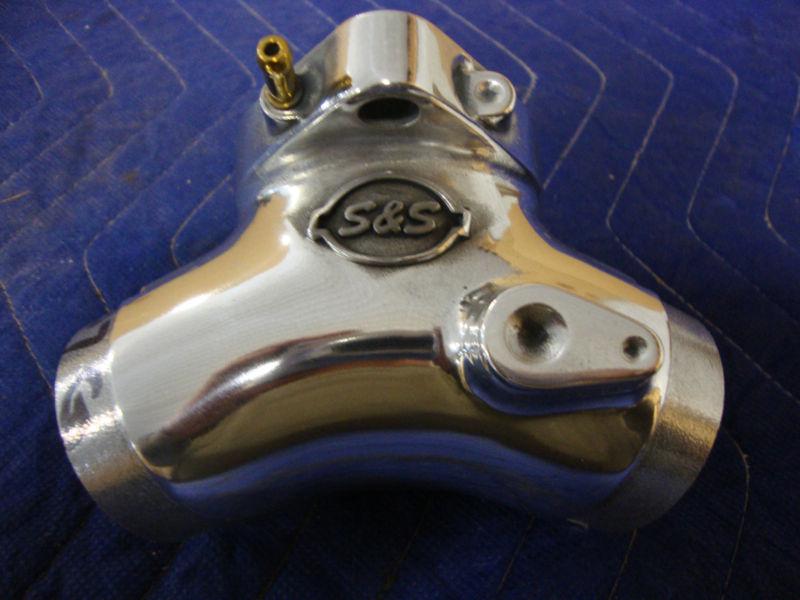 S&s polished intake manifold super "g" big dog 107" aih custom harley