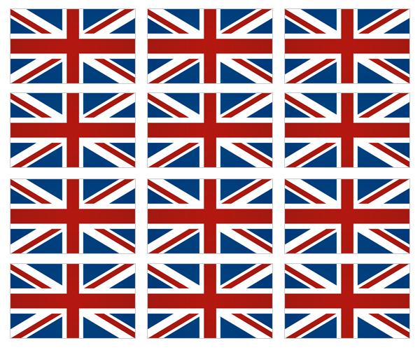 Britain union jack flag decal 12 2"x1.2" british uk hard hat helmet sticker zu1