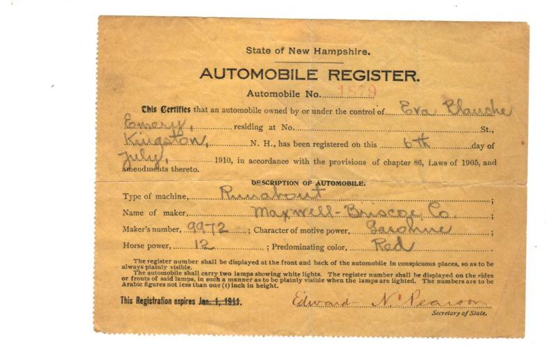 purchase-antique-car-registration-for-a-dort-touring-1916-real-not-a