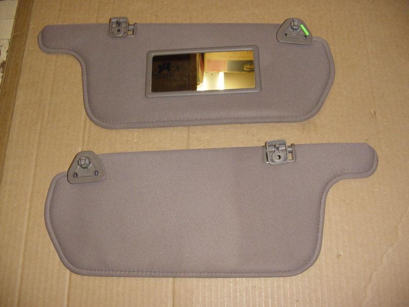 95 96 97 98 99 nissan sentra sun visors sunvisors pair tan gc